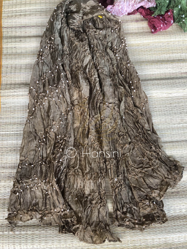 Bandhej Semi Silk Dupatta